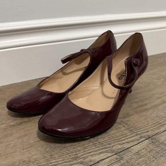 Repetto | Burgundy Mini Heel Mary Janes - Size EU 38 - Picture 12 of 16